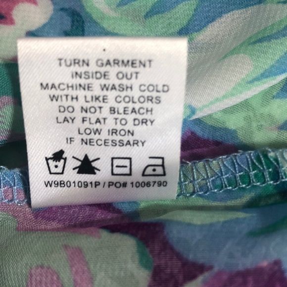 Wallflower Sheer Floral Jersey Top 2X - Picture 8 of 9